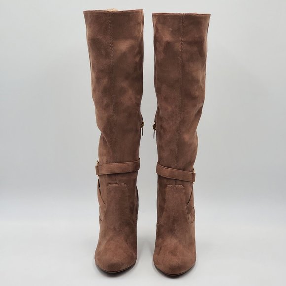 bebe Tall Logo Heeled Boots - Picture 6 of 16